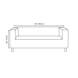 Bi Stretch Sofa Cover Klippan Model Stark