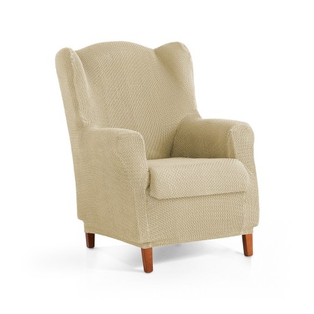 Bi Stretch Wing Chair Cover Stark