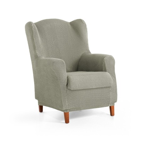 Bi Stretch Wing Chair Cover Stark
